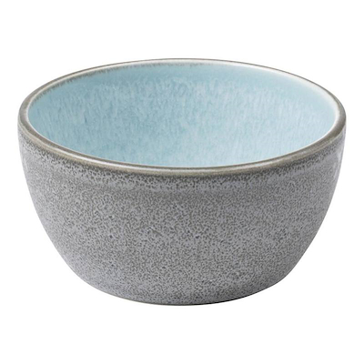 Bitz skål grå/lyseblå 10 cm