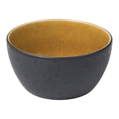 Bitz skål amber/sort 12 cm