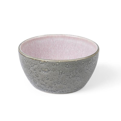 Bitz skål lyserød/grå 12 cm
