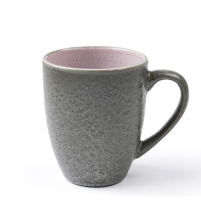 Bitz krus grå/lyserød 30 cl