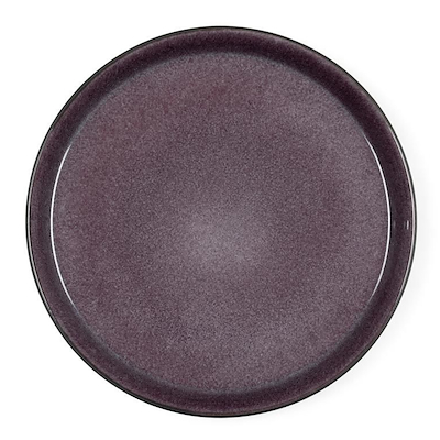 Bitz Gastro tallerken sort/lilla 27 cm