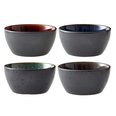 Bitz skål stentøj multifarvet 12 cm