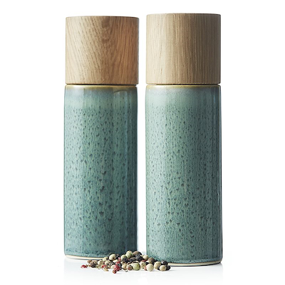 Bitz salt- og peberkværnsæt grøn 17 cm