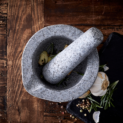 Funktion morter grå Ø15 cm H10 cm