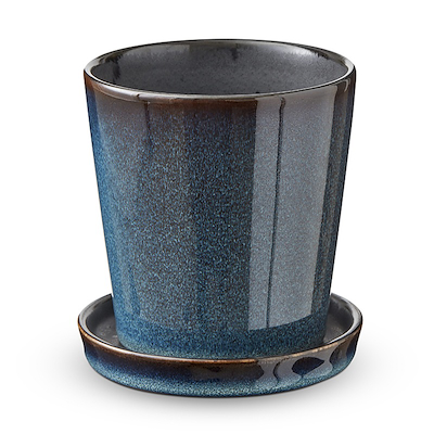 Bitz urtepotteskjuler mørkeblå 10,5 cm