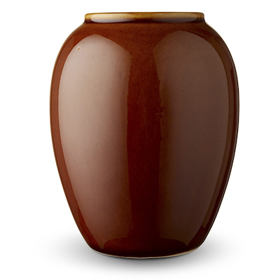 Bitz vase stentøj amber 12,5 cm