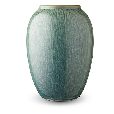Bitz vase grøn stentøj 20 cm