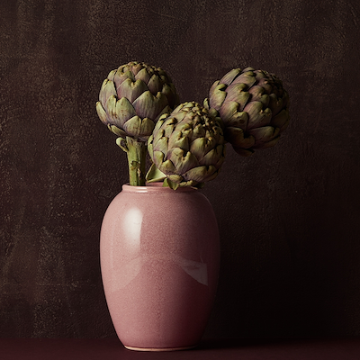 Bitz vase lyserød H20 cm