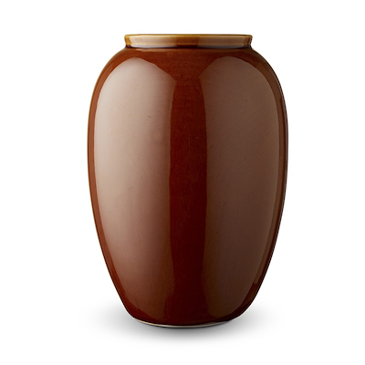 Bitz vase stentøj amber 25 cm