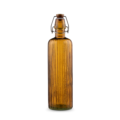Bitz Kusintha vandflaske amber 0,75 ltr