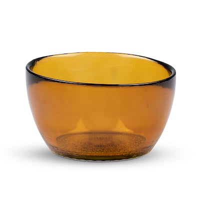 Bitz Kusintha skål glas amber 12 cm