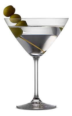 Lyngby glas Juvel martiniglas glas 28 cl 4 stk.