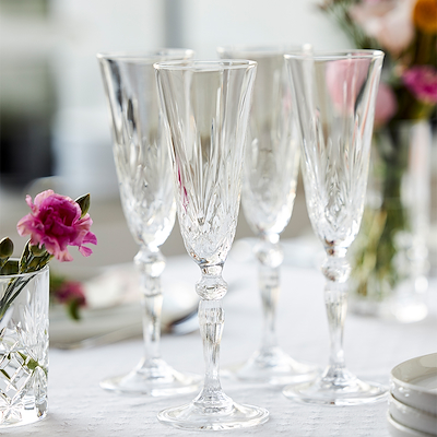 Lyngby Glas Melodia champagneglas 4 stk.