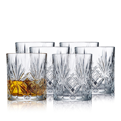 Lyngby Glas Melodia whiskyglas 31 cl 6 stk.