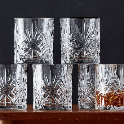Lyngby Glas Melodia whiskyglas 31 cl 6 stk.