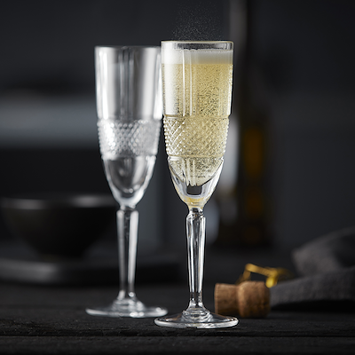Lyngby Glas Brillante champagneglas klar 19 cl