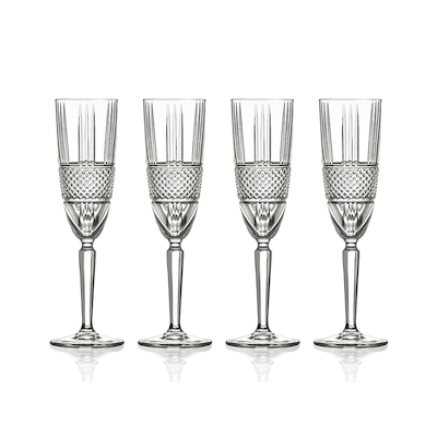 Lyngby Glas Brillante champagne 4 stk. 19 cl 
