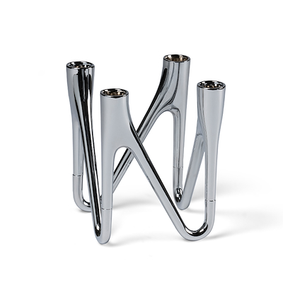 Morsø Roots 4-armet lysestage krom