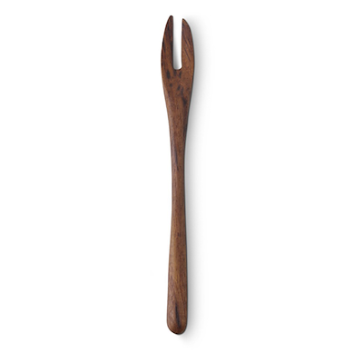 Aldente serveringsgaffel sheeshamtræ 15 cm