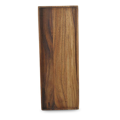 Aldente bakke træ farve 40x15 cm