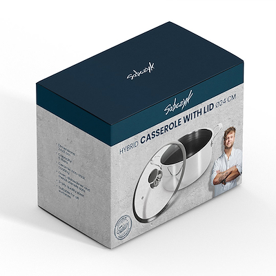 Casper Sobczyk Hybrid gryde med låg Ø 24 cm