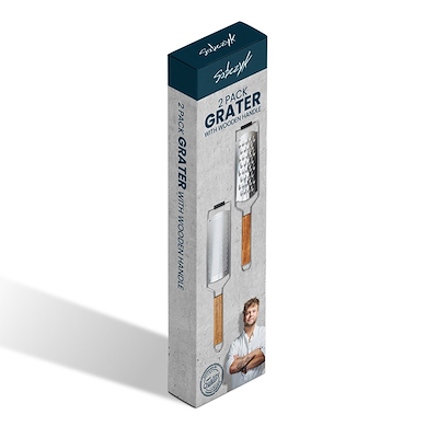 Casper Sobczyk rivejern med træ håndtag 2 stk.