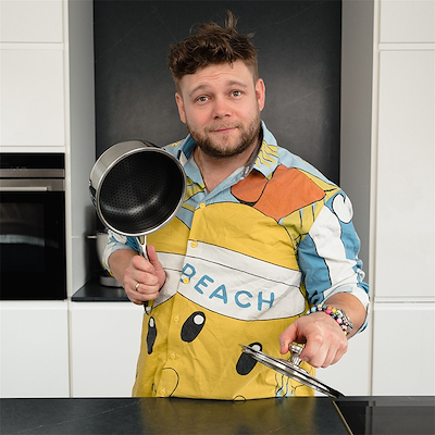 Casper Sobczyk Hybrid kasserolle med låg Ø16 cm