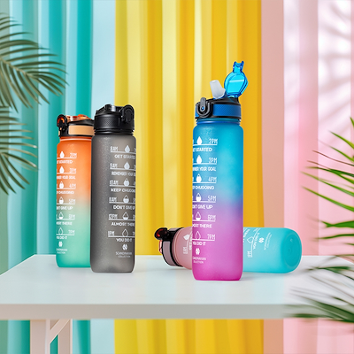 Drikkedunk Motivation 1000 ml assorteret