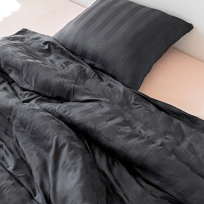 Olsen Home bambus satin sengetøj koksgrå 140x220 cm
