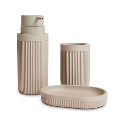 Olsen Home badeværelse sæt grå 3 dele