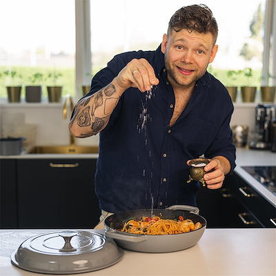 Casper Sobczyk emaljeret støbejern sautergryde Ø30,5 cm 3,5 liter