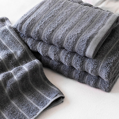 Olsen Home bambus håndklæder mørkegrå 70x140/50x70 cm 4 stk.