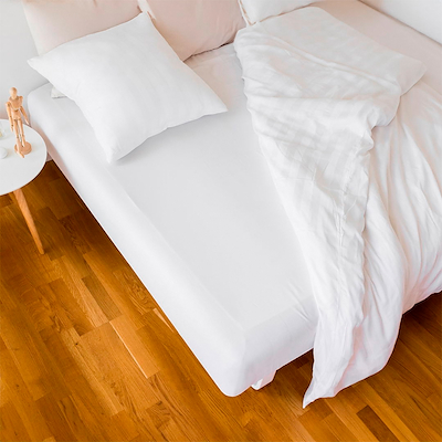 Olsen Home kuvertlagen bambus hvid 90x200 cm