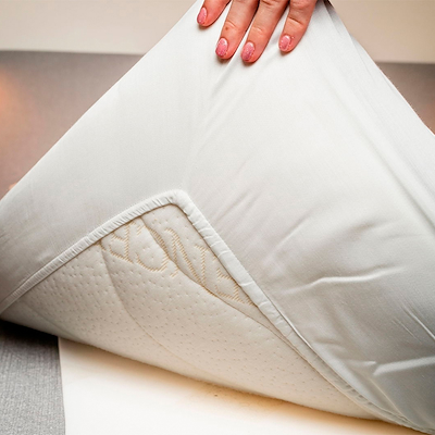 Olsen Home kuvertlagen bambus hvid 90x200 cm