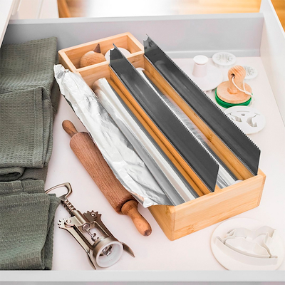 Olsen Home folieskærer dobbelt bambus