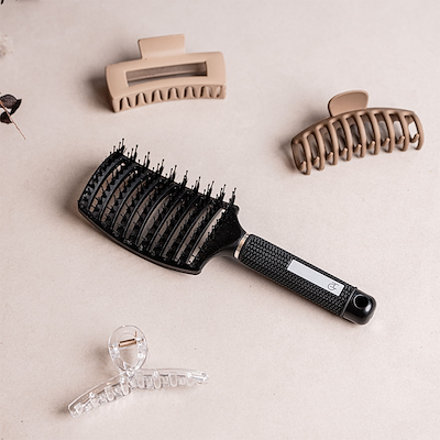 Olsen Home Paddle hårbørste sort