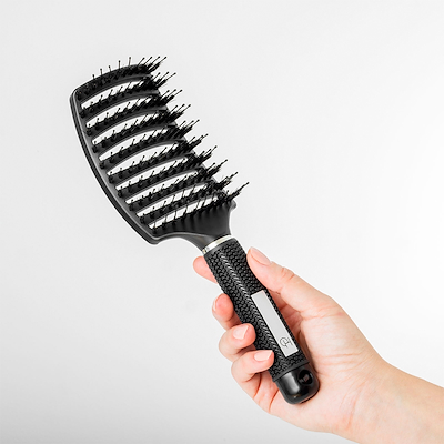 Olsen Home Paddle hårbørste sort