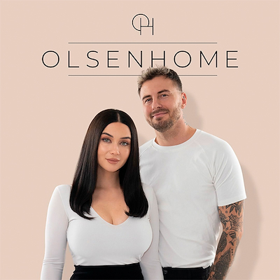 Olsen Home Paddle hårbørste sort