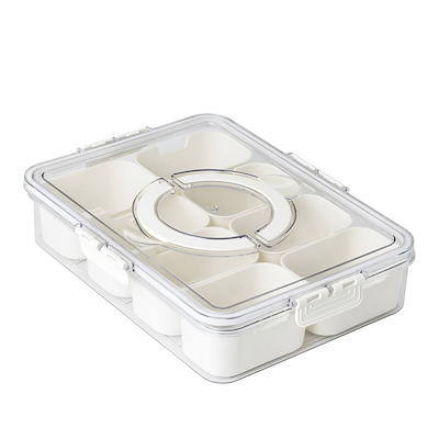 Opbevaringsboks råhvid 8-i-1