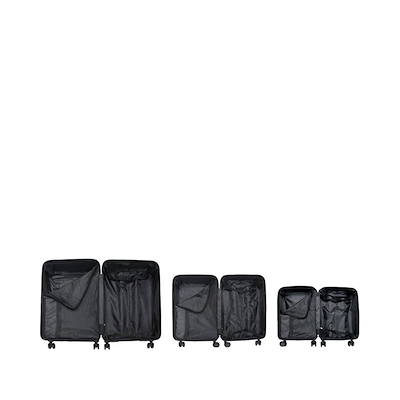 Scandinavian Collection kuffertsæt med 3 stk. sort
