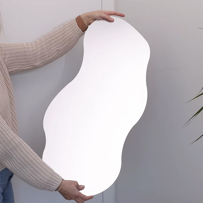 Olsen Home vægspejl i akryl med klisterpuder 40x80 cm