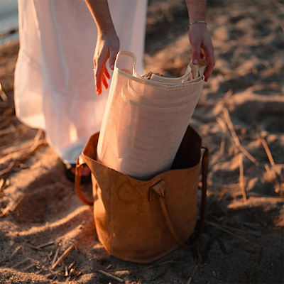 Sandfri strandmåtte 200x150 cm