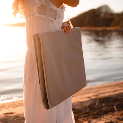 Scandinavian Collection foldbar strandmåtte med ryglæn