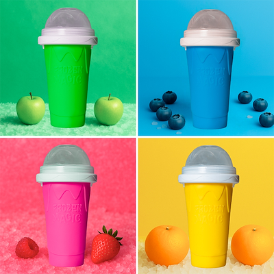 Slush ice cups - assorterede farver