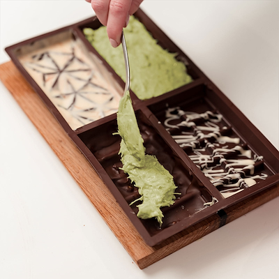 Dubai chokoladeform - 4 mønstre