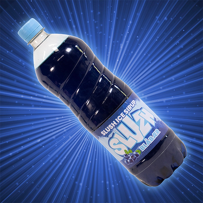 Slush ice sirup blåbær inkl. pant 1 liter