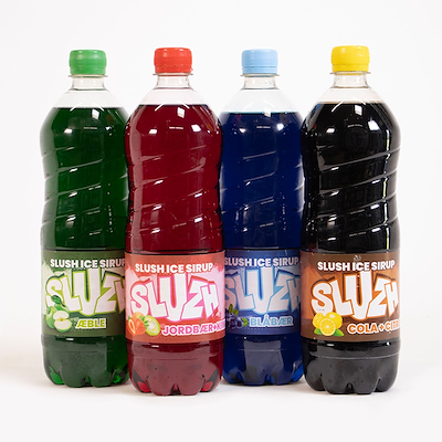 Slush ice sirup blåbær inkl. pant 1 liter