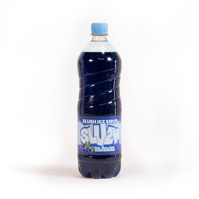 Slush ice sirup blåbær inkl. pant 1 liter