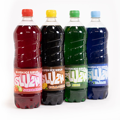 Slush ice sirup æble inkl. pant 1 liter