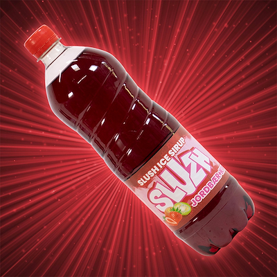 Slush ice sirup jordbær/kiwi inkl. pant 1 liter